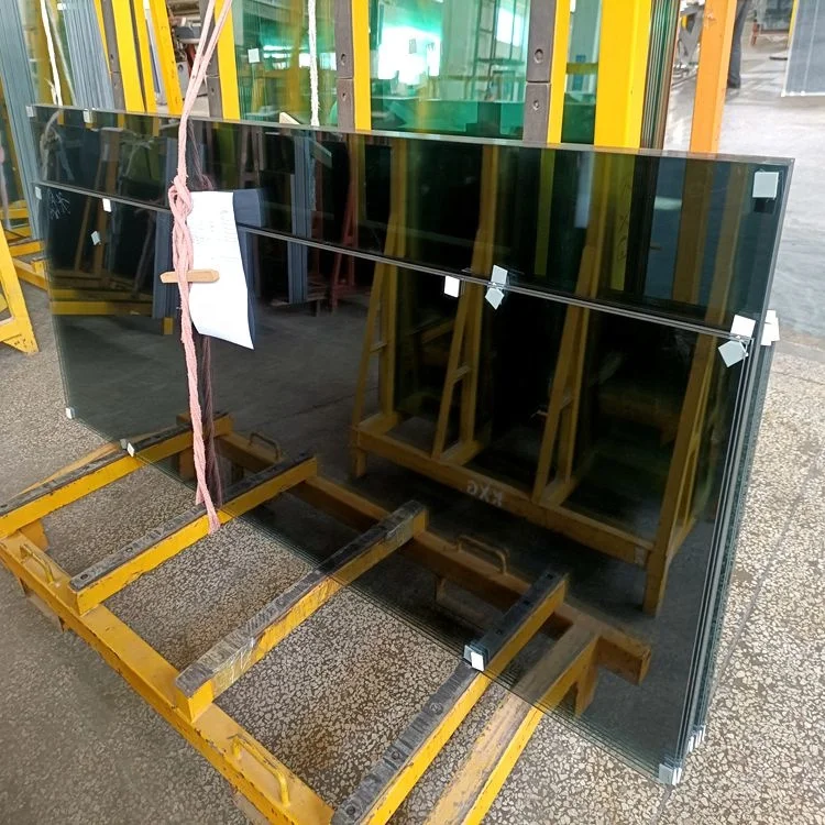 Цветные стеклянные кристально-серые 8 мм закаленные панели в Китае для строительного стекла