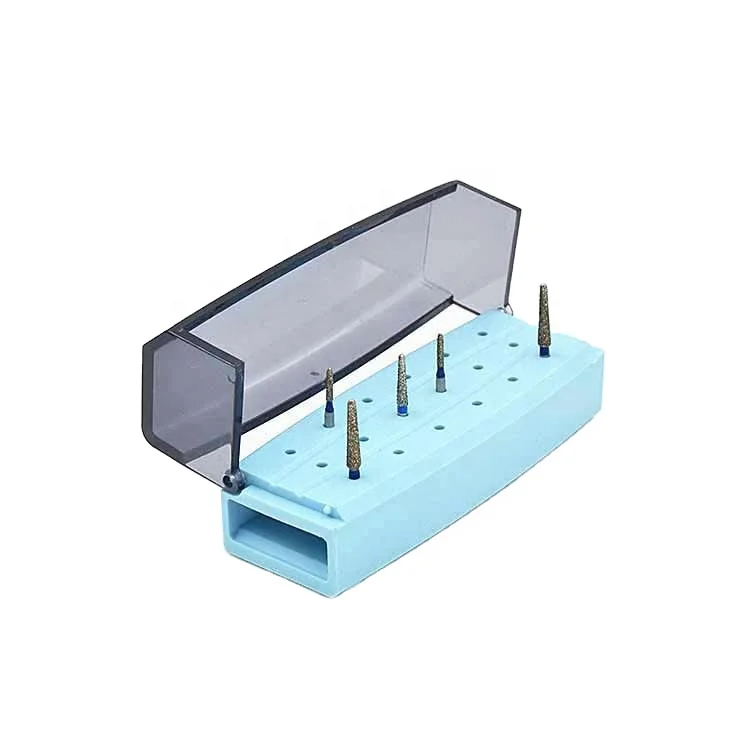 Dental Instrument Box Dentel Silicon Rubber For Polishing Bur Low Price Dental Disinfection Box Holder