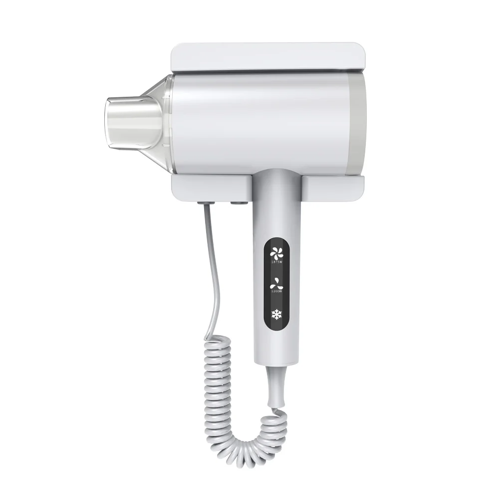 OEM Fixed Hair Dryer Safety DC Motor Wall Mounted Hotel  Hair Dryer