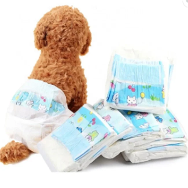 Wholesale hot sale super absorbent soft puppy pet diapers disposable dog diapers for female dogs