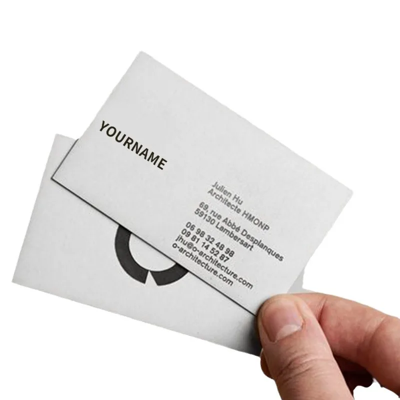 Высококачественные пользовательские визитные карточки ПВХ черная бумага дизайн логотипа офсетная печать художественная имя открытка визитная карточка Визитная