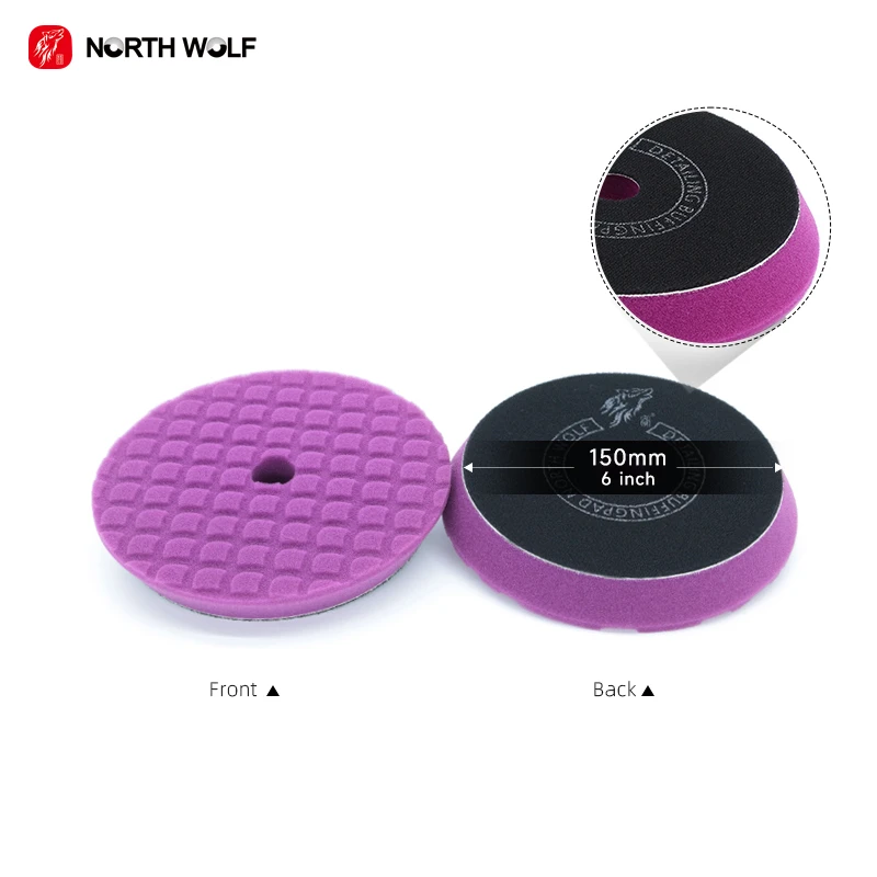 North Wolf Customize Foam Polishing Pad Wholesale Polish Pad Car Detailing Buffing Pad