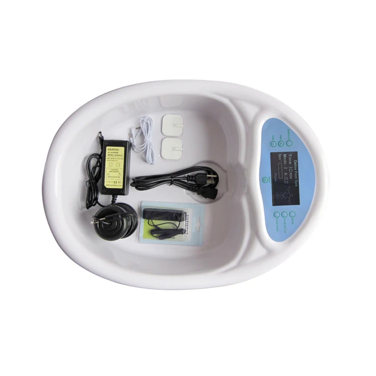 Foot spa ion hydrogen digital bath detox ionic foot tub desintoxicacion ionic maquin machine ion cleanse