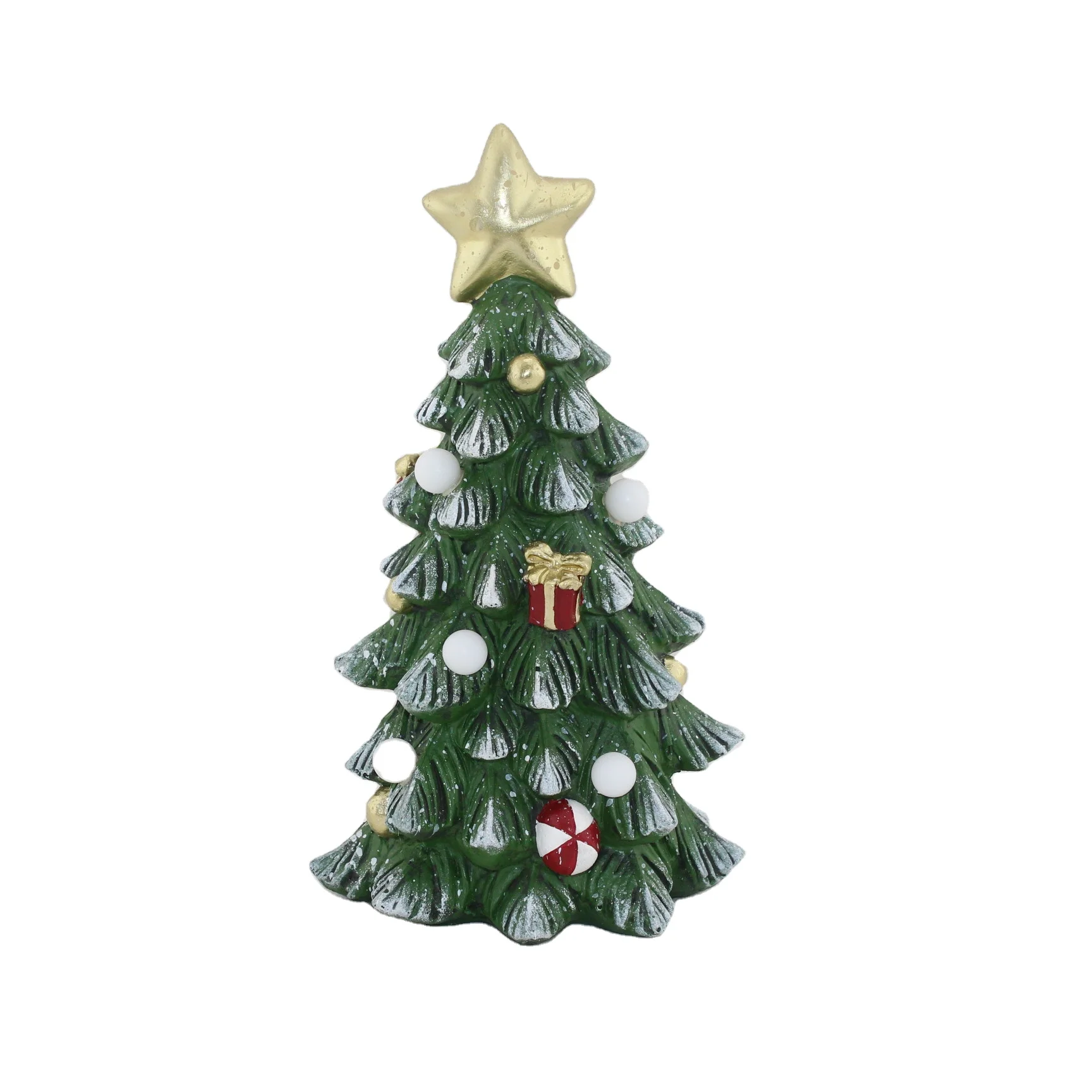 Christmas Decorations Christmas tree,LED Christmas Decorations Made In China Resin Crafts Xmas Tree