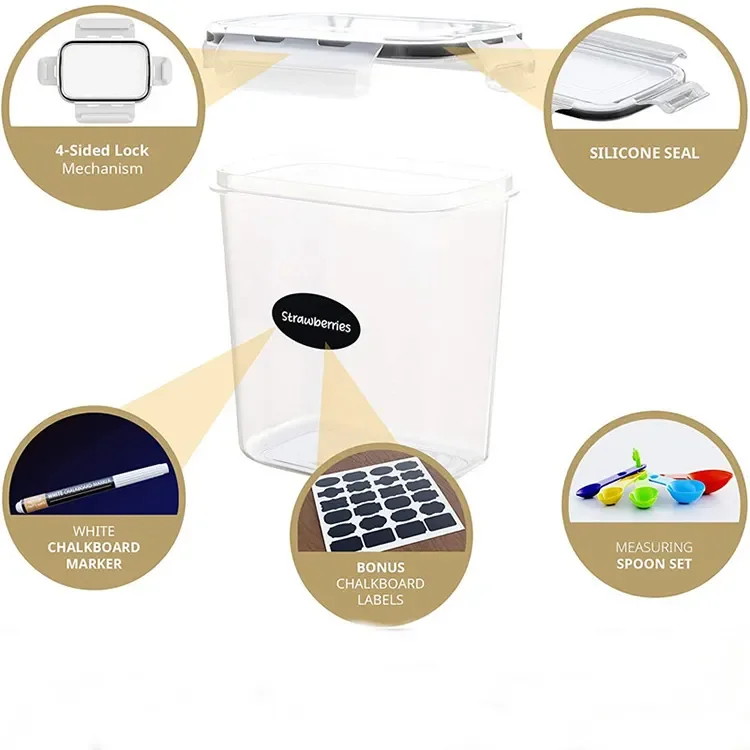 Miscellaneous grain storage tank PP material snack preservation ta home and kitchen storage & organization organizers