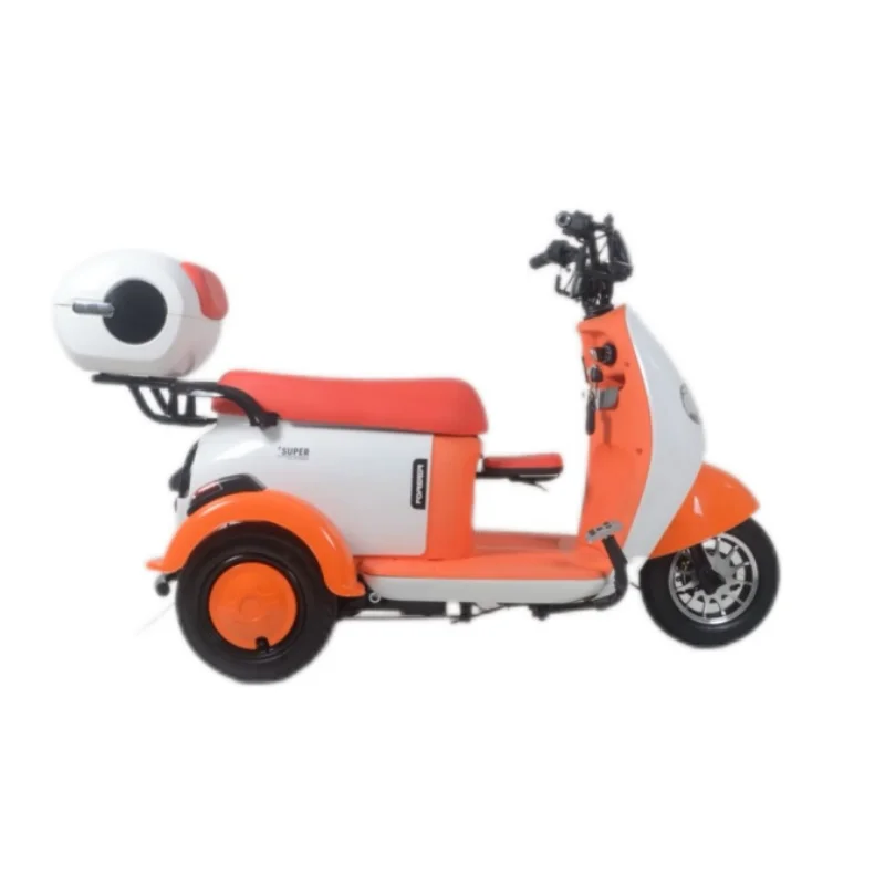 Newly designed wholesale electric three-wheeled lead-acid battery scooter brushless motor tricycle electric vehicle