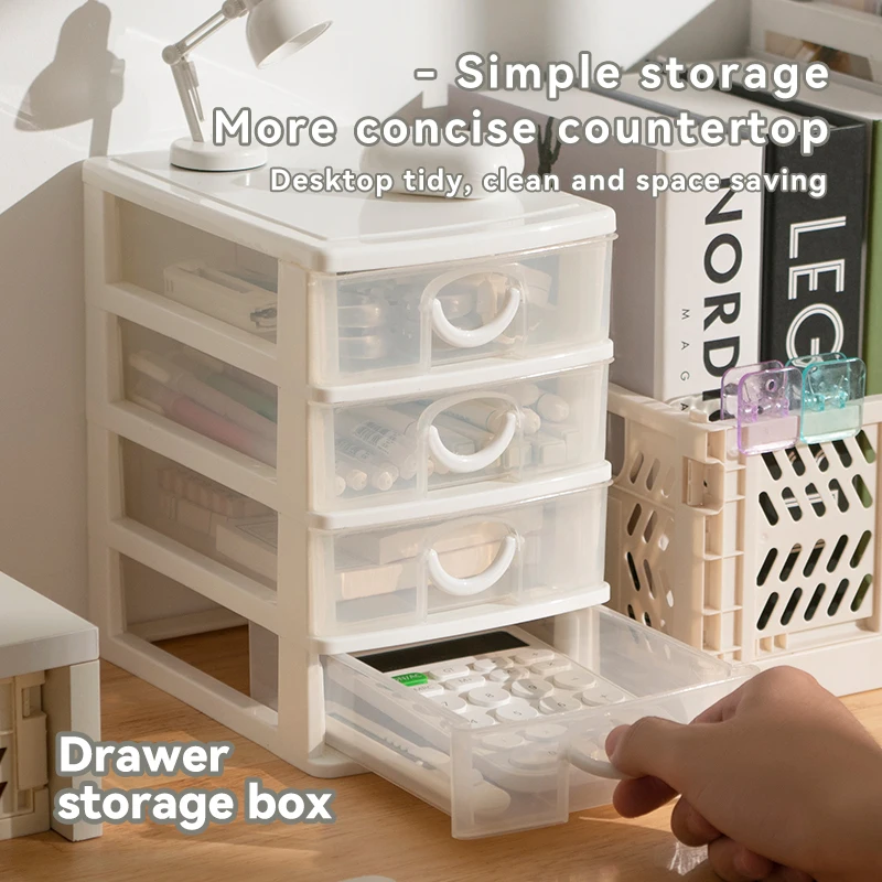 Shunxing Wholesale OEM ODM Customized 2 Layers Stackable Office Desktop Makeup Sundries Organizer Drawer Storage Box