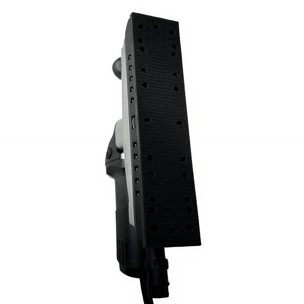 70x400mm Central Vacuum Orbital Sander 800W Electric Variable Speed Square Long Base for Industrial Woodworking