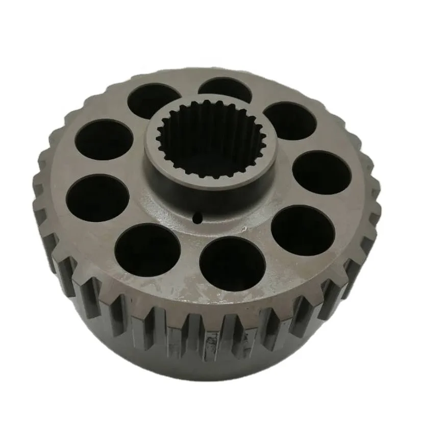 Excavator SH130-5 E312B E120B SH145 Hydraulic Pump HANDOK Cylinder Block MAG85