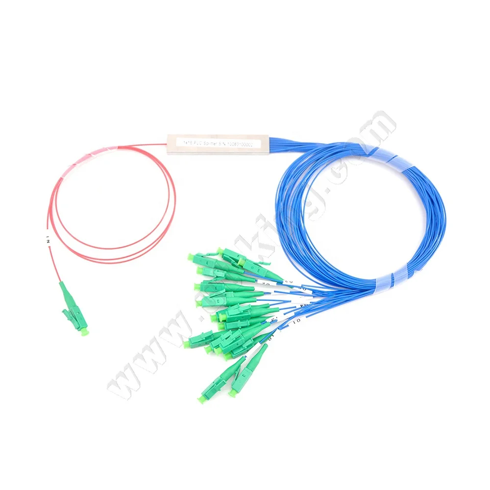 FTTH Telecom Technology 1x8 PLC Fiber Optic Splitter Divisor de PLC Optico PLC Spliter 1:8