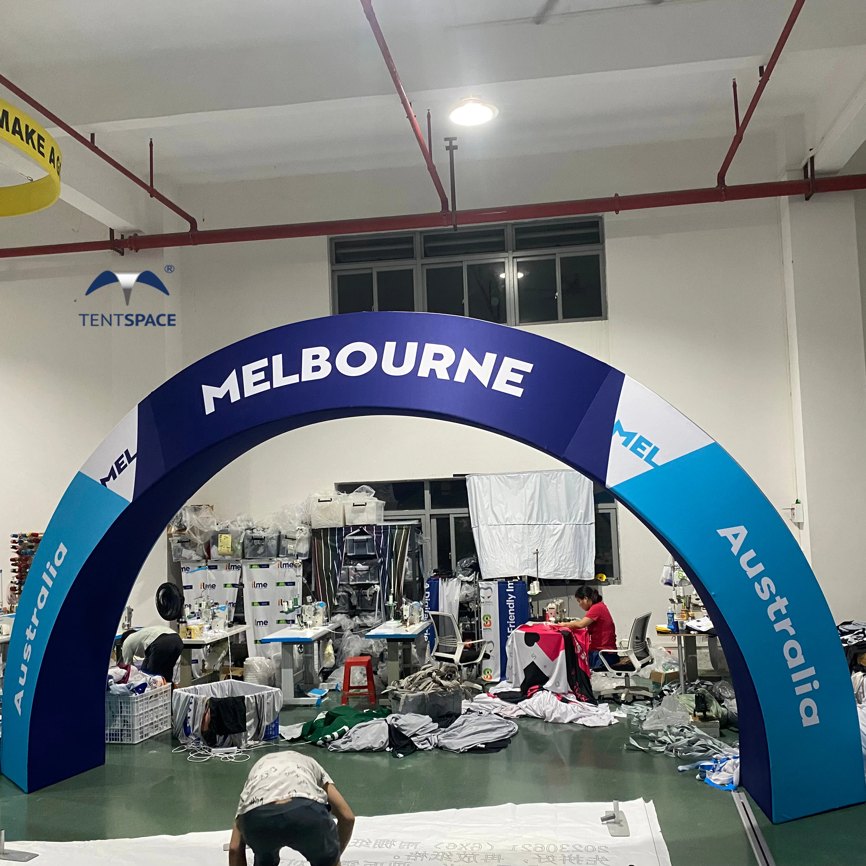 start finish line race arch branded sport events advertising equipment arch football game racing archway door
