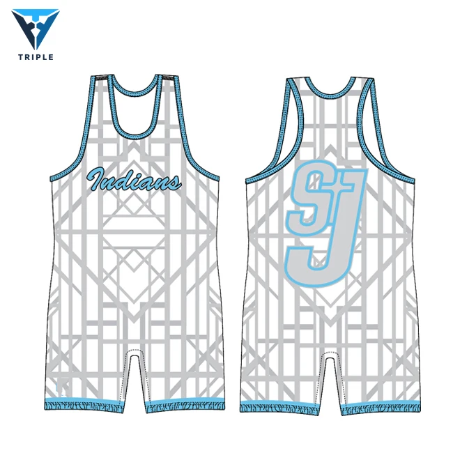 Hot sale wrestling singlet pattern colorful men wrestling singlet custom kids wrestling singlet