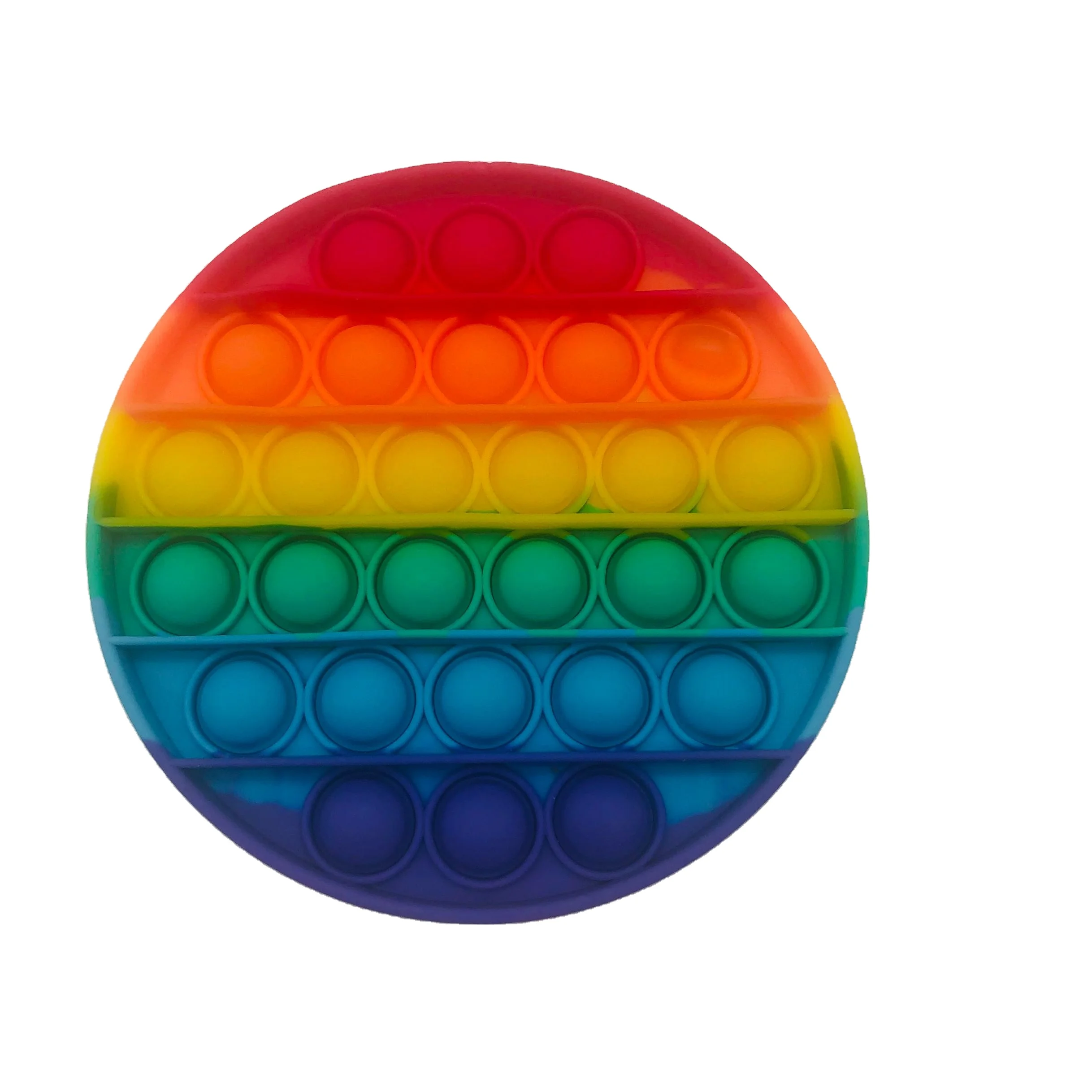 
2021 New Product High Quality Silicone Push Pop Fidget Toy Anti Stress Adult Kids Toys Wholesale 