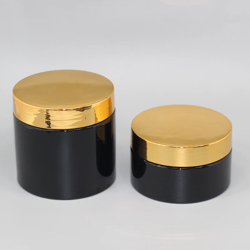 HOT SALE 150ml 250ml 500ml Amber Clear Black Cosmetic Packaging Containers Body Butter Hair Gel Container Plastic Pet Jars