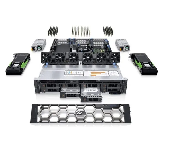 Точные стационарные рабочие станции R7920 2 x Серебристые 4110 64 Гб RAM 960 ГБ SSD P4000 8 Win