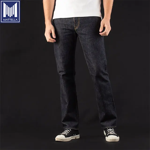 men cheap denim jeans with high quality japanese raw denim fabric wholesale price China OEM factory