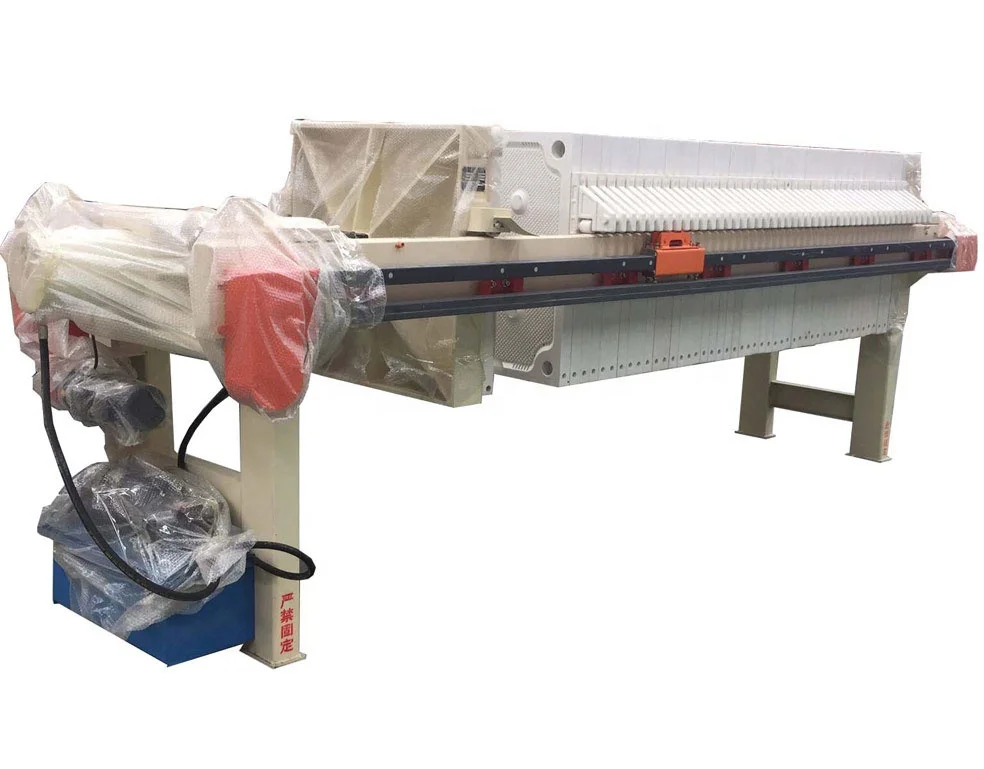 Programable Controlled  Hydraulic Chamber Diaphragm Press Filter Oil Wine Clay Filter Press Machine