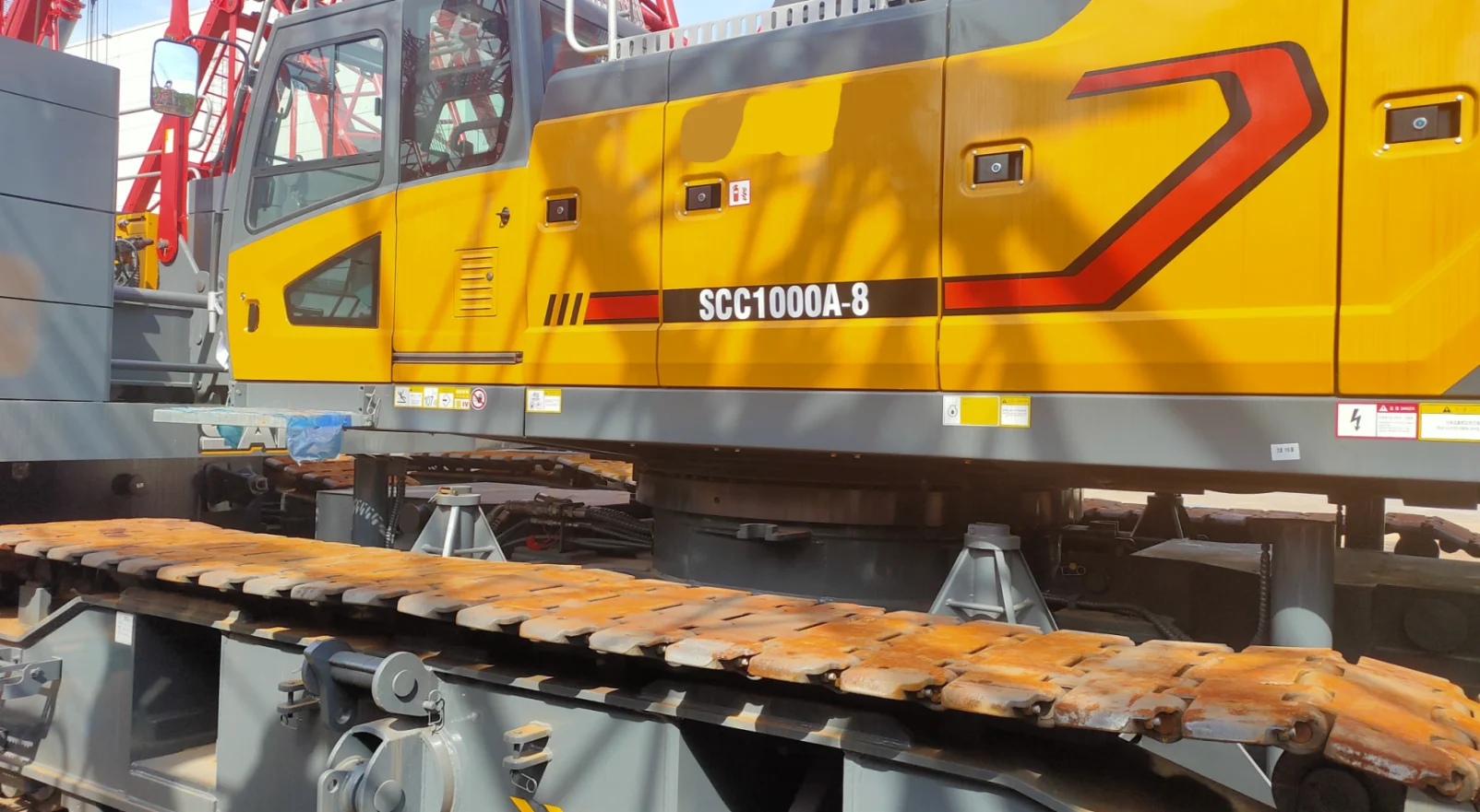 Top Brand 100t Lifting Capacity Crawler Crane SCC1000A-8 with 64m Boom For Sale