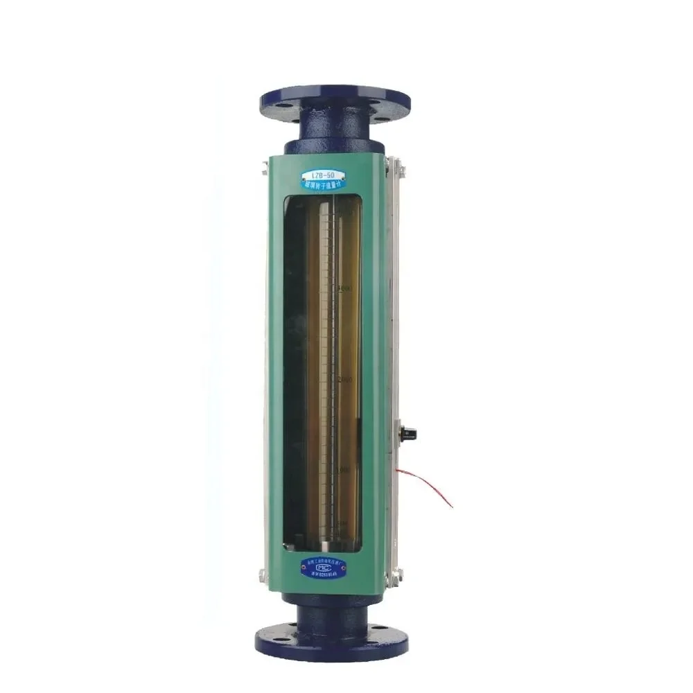 Manufacturer supply durable glass flange air rotameter tube acid flow meter