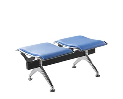 Hot Sale Pu Leather Bench Waiting Medical Seats Waiting Chair for Public Places
