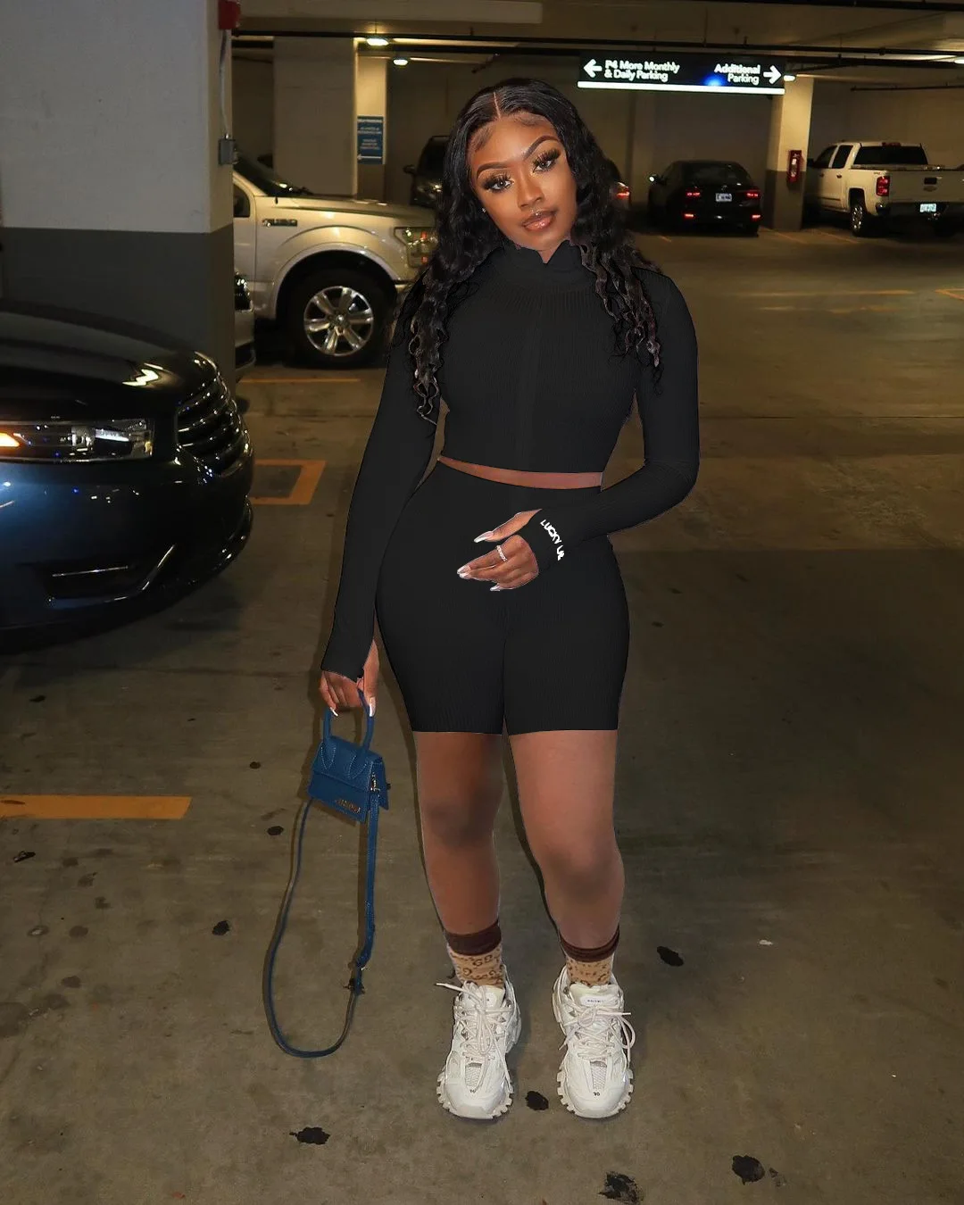 
2021 summer latest Sportsand leisure short sleeve sports wear set women solid color zipper up short sets women two piece outfits 