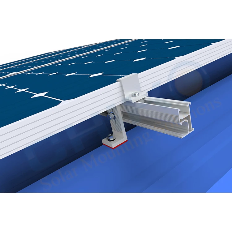 Rapid assembly solar panel mounting corrugated roof rack solar panel mount photovoltaic stent system