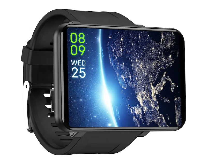 DM100 2.86' Large Screen IPS  Full Touch  2880mAh 5MP Camera GPS WiFi  SIM 4G Android Smart Watch.