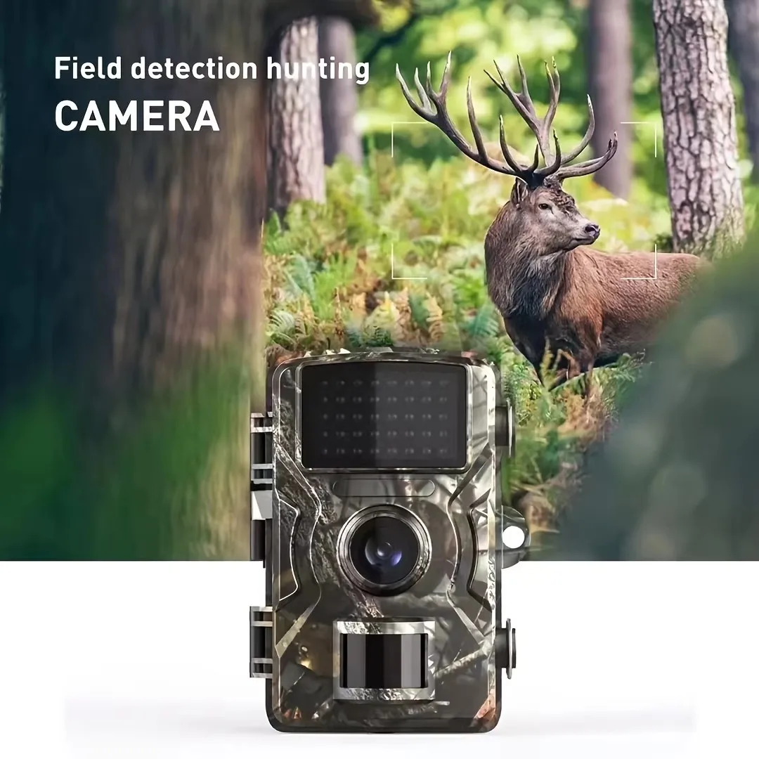 Outdoor Forest Camera Wildlife Scouting Hunting Trail Camera with 2-Inch Screen HD Night Vision PIR Motion Activated