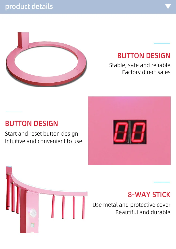 2024 Hot product Grab Stick Game Eye quick training machine operation reaction arcade equipment