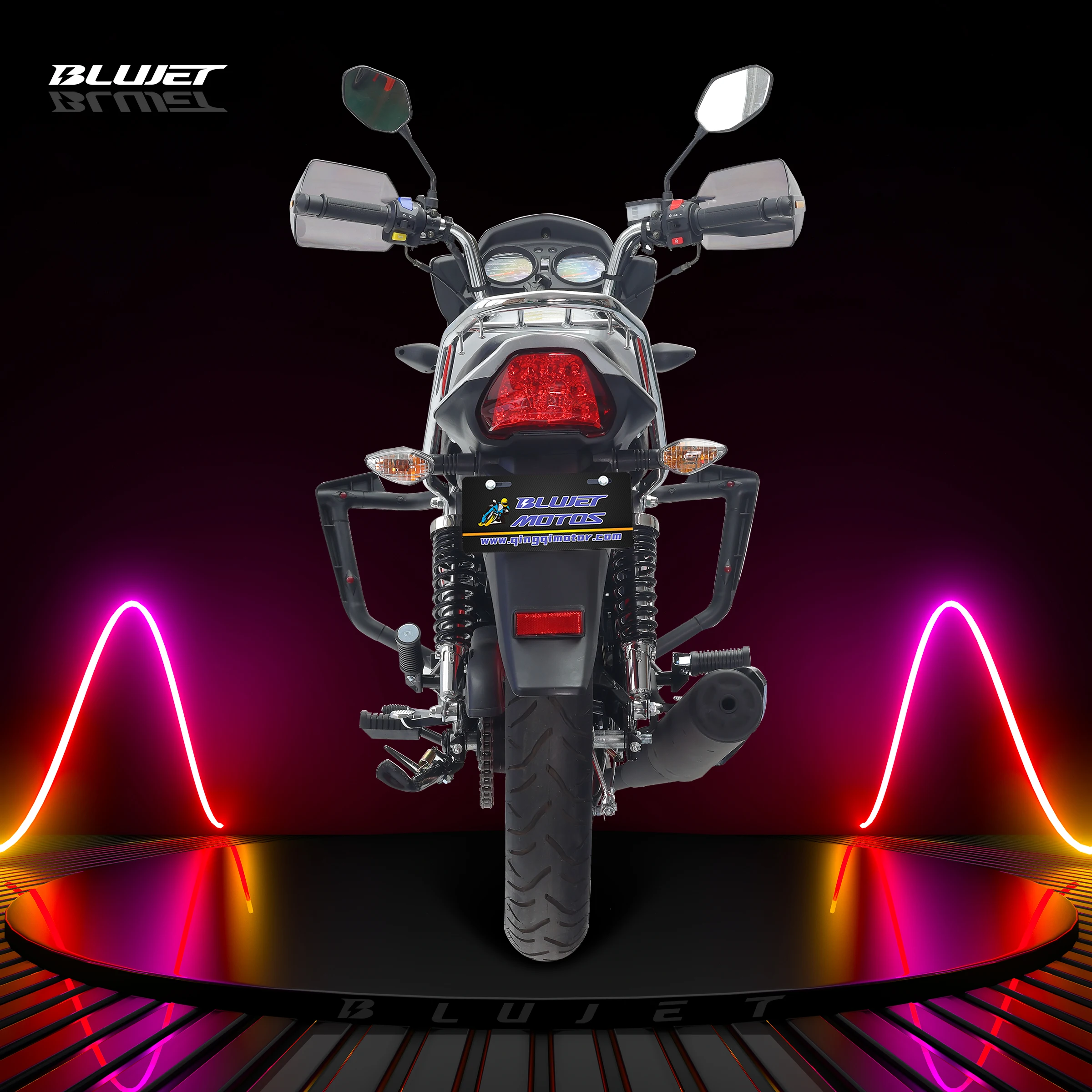 Funride 150  New 150cc street motorcycle push rod CG1500 engine digital meter disc brake for Latin America market