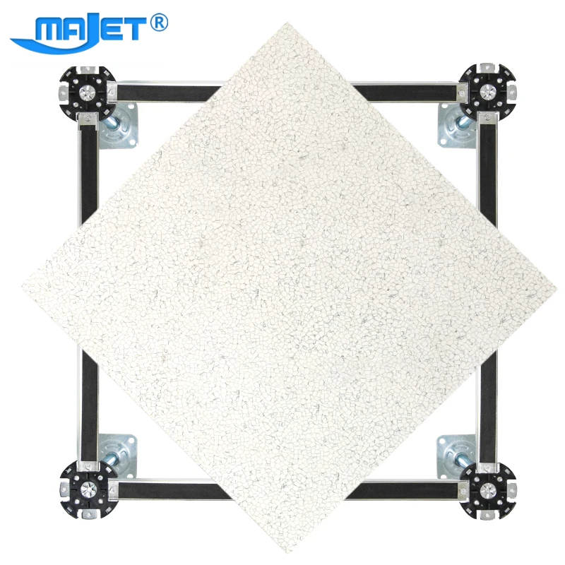 Majet Aluminum perforated floor rais access floor raised panel offical airflow tile with fan raised floor