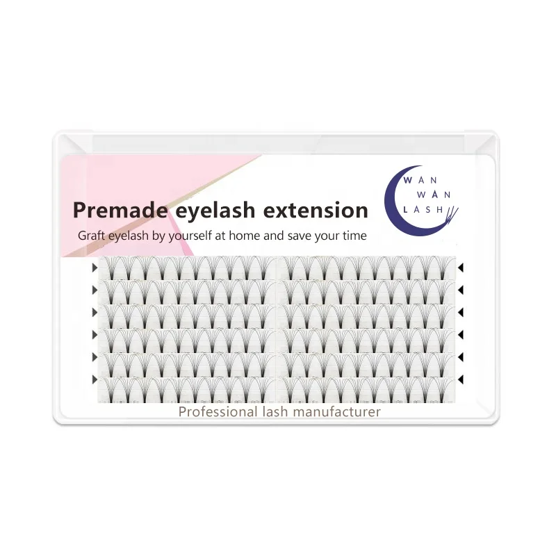 premade fans cashmere russian volume lashes fan l/xl tray eyelash extensions vietnam .03