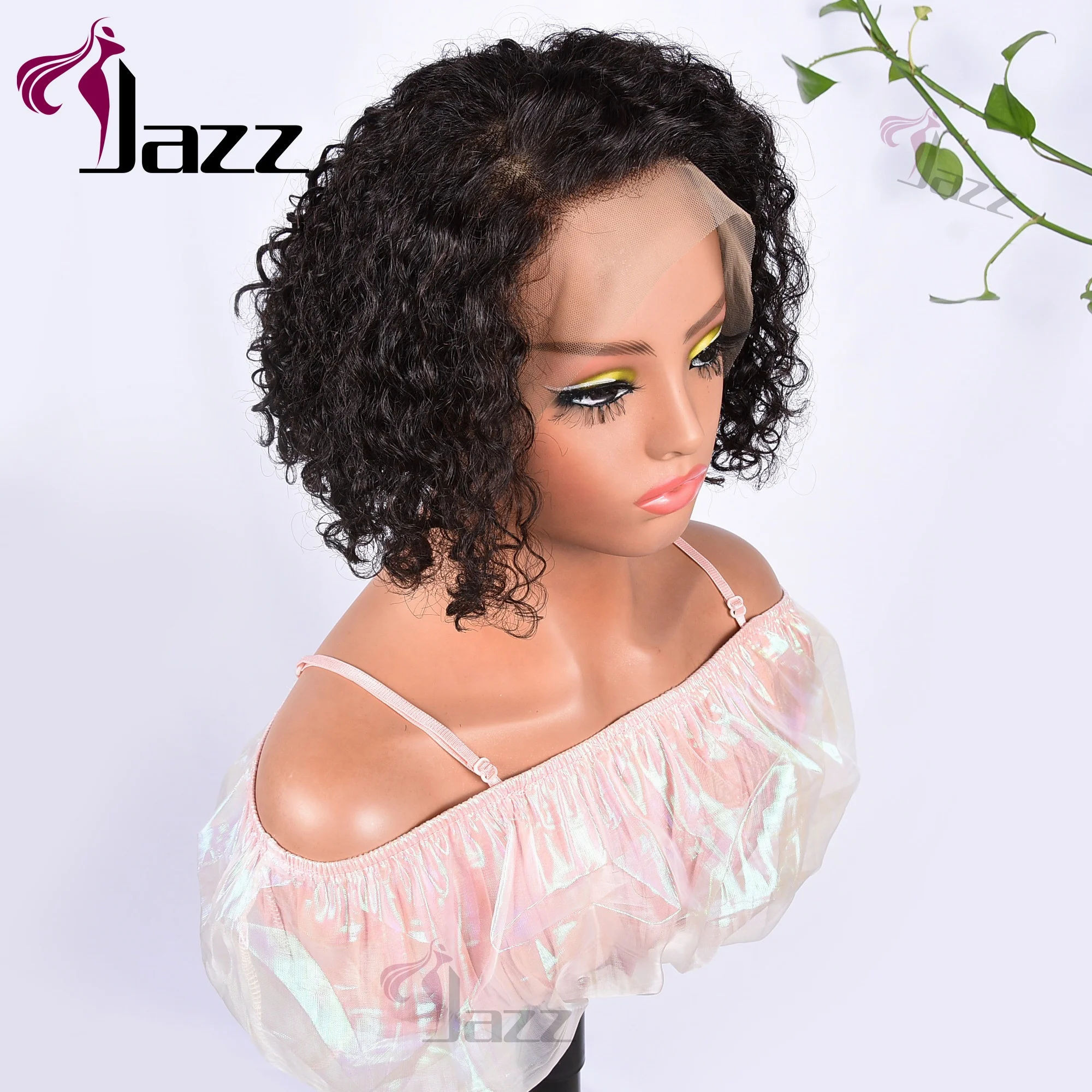 Short Pixie Curls HD Lace Wig Raw Virgin Brazilian Human Hair Cuticle aligned Wig Perruque Bob Lace Front Wigs For Black Women