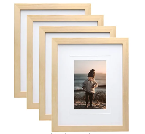 different sizes (1pc) color picture frame  acrylic plexiglass oak wood photo frame