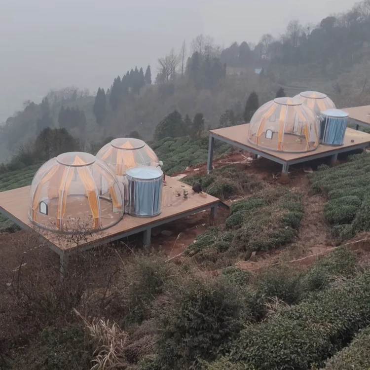 Professional Factory New Design Hard Polycarbonate Dome Geodesic Domes