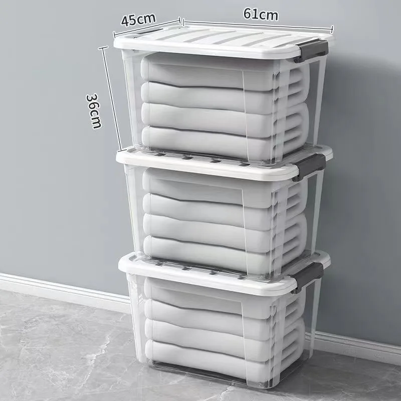 plastic food storage container transparent household cstorage box