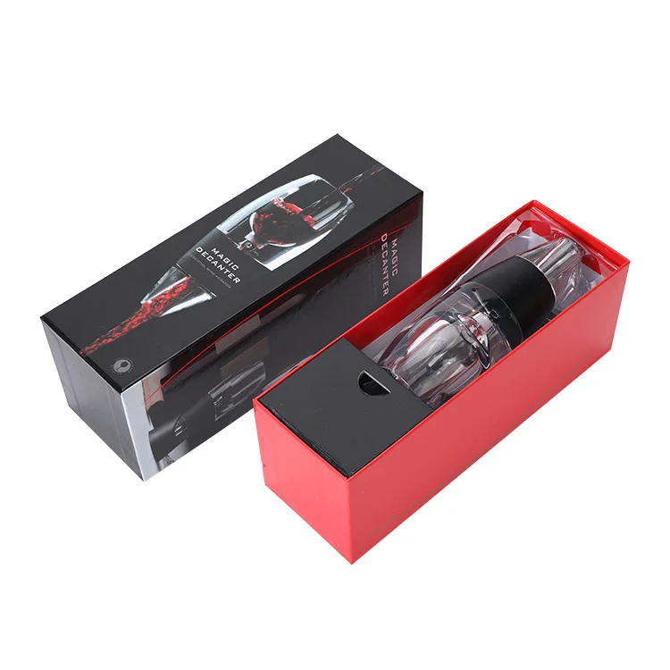 New Arrival Bar Tool AS Quick Wine Funnel Decanter Red Wine Aerator Pourer with Filter and Stand