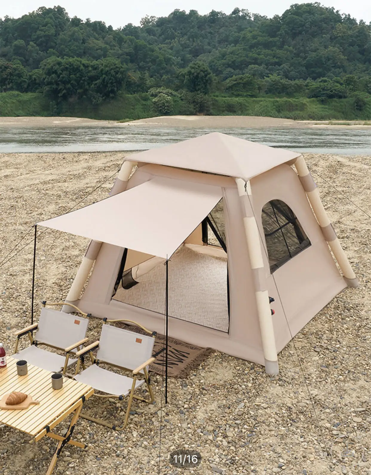 New Style Hot Selling Camping Tent Inflatable 2.2*2.2*1.7M Outdoor Camping Tents