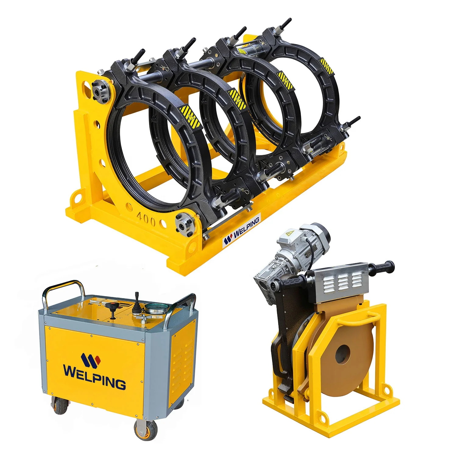 Hdpe пластиковые трубы стыковые фьюжн машины 160- 400 мм