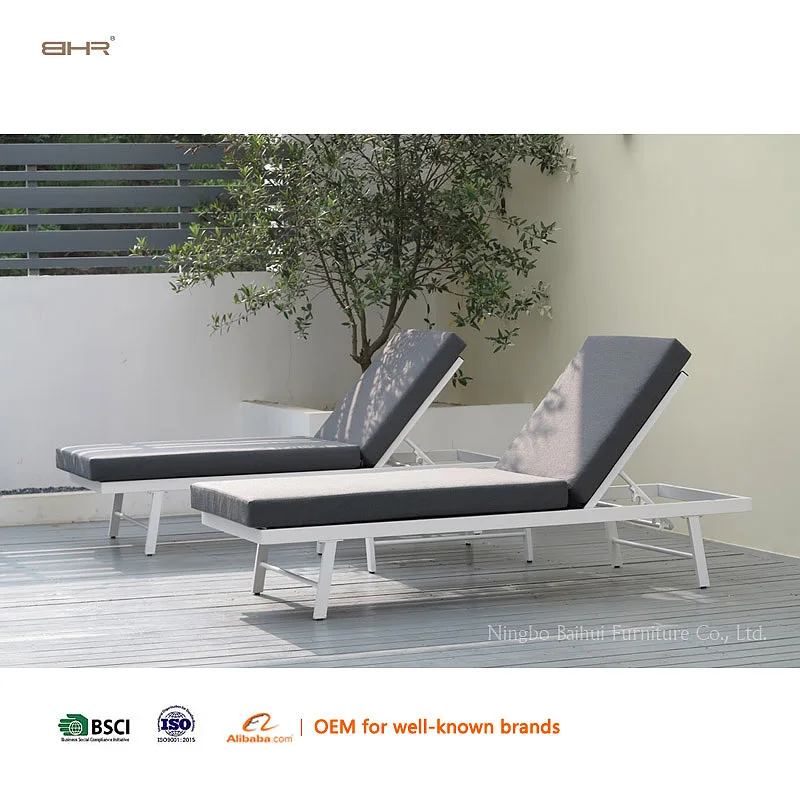 BHR Magical Outdoor Garden Sofa Variable Combination 1 set transformed into 7 sets of aluminum frame waterproof fabric 3 pieces