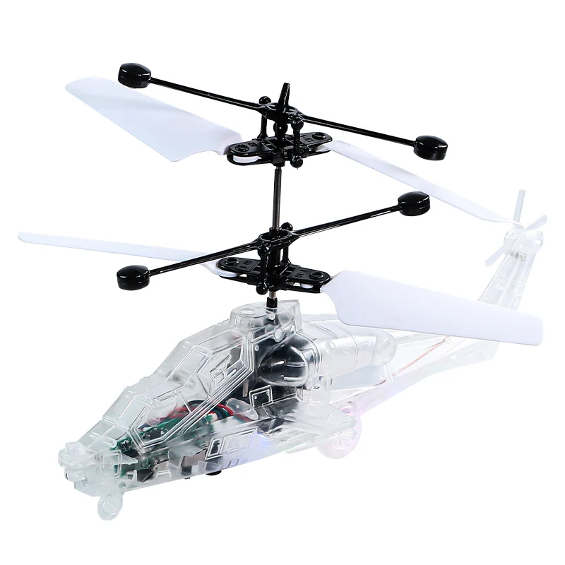 LONGXI rc clear aircraft remote control helicopter model plane aircraft rc plane flying mini drone with light plastic toys