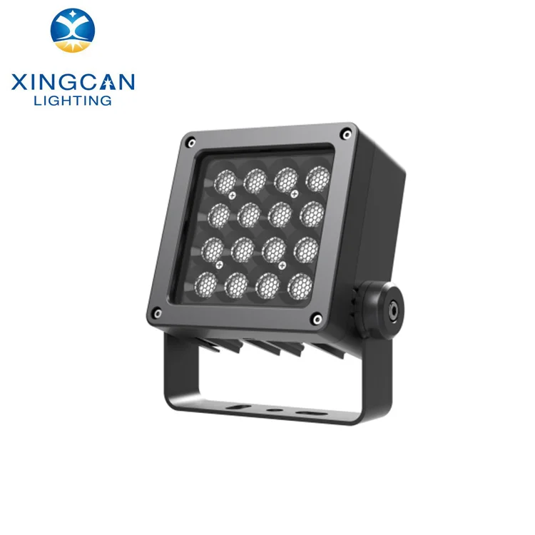 Outdoor Aluminum Waterproof Ip66 Floodlight 9*2W/16*2W/24*2W/36*2W Outdoor Spike Light Landscaping LED Garden Spotlight