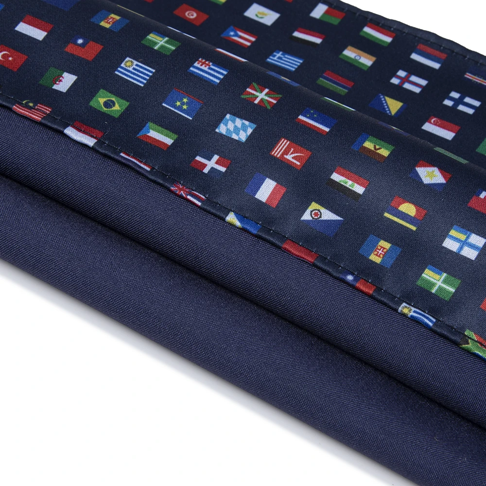 Wholesale or Custom Global inspiration Flags of Nations Mens Necktie International Country Flag Gift NeckTie Flag Ties