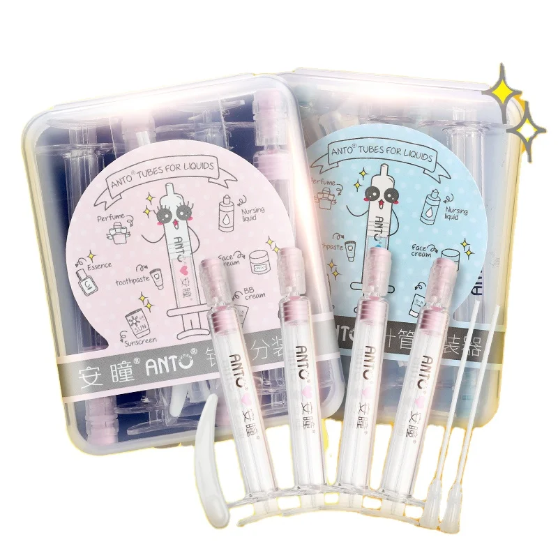 High end contact lens care solution dispenser filling perfume bottle portable travel Split bottle