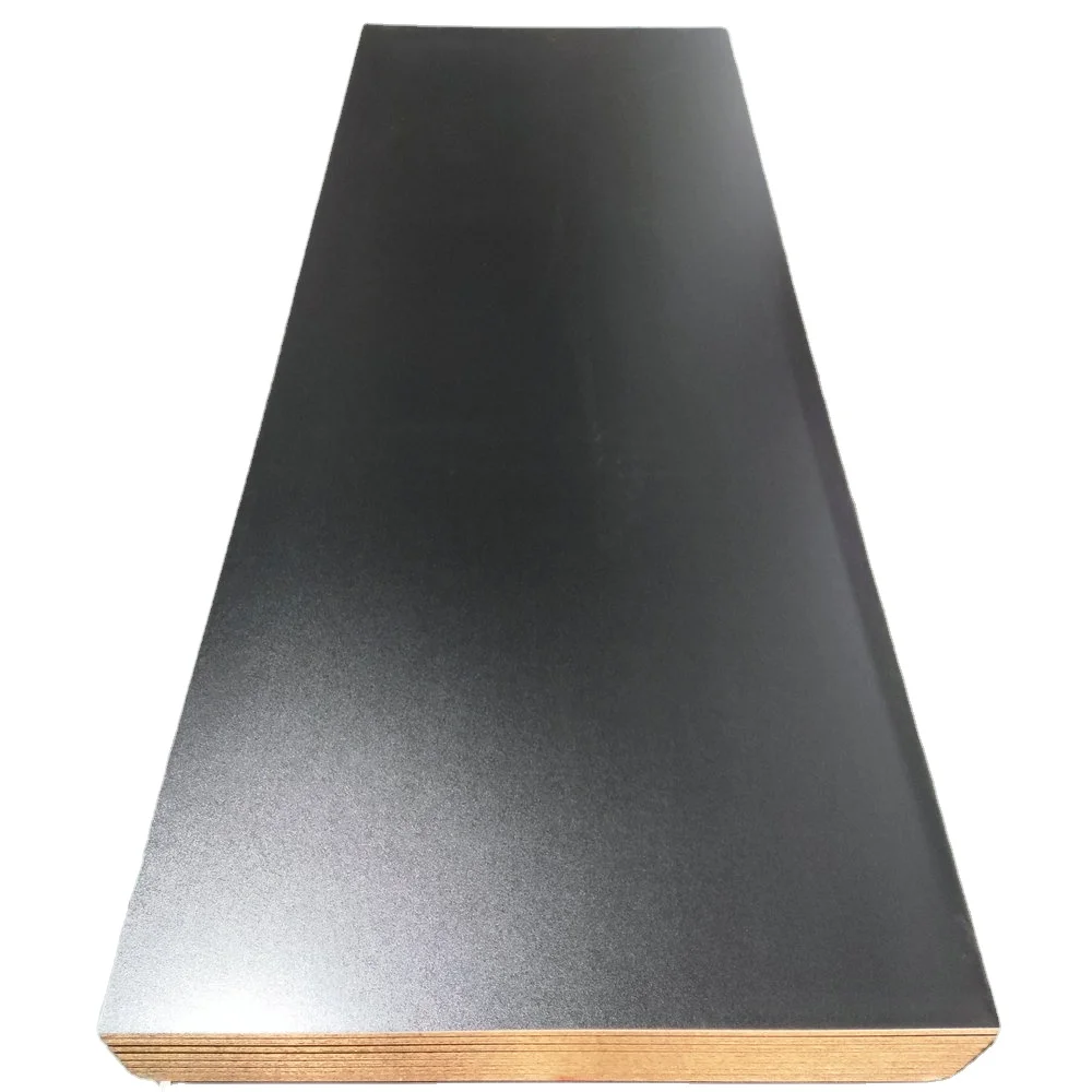 CARB CHIPBOARD E0 glue 18mm thickness BLACK COLOR melamine particle board for furniture