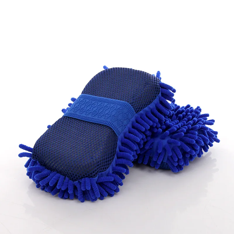 23 * 13 * 5.5 CM - Wholesale Durable Microfiber Chenille Car Sponge Automobile Car Wash Chenille Microfiber Sponge Towels