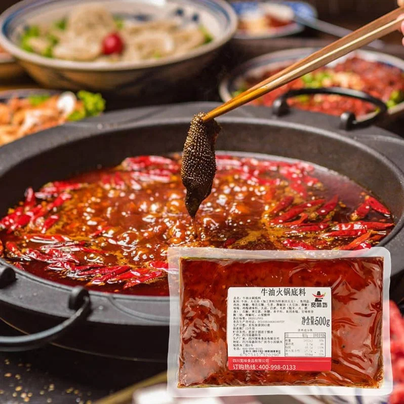 Wholesale Chinese China Traditional Beef Bone Soup Base For Haidilao Hot Pot Condiments