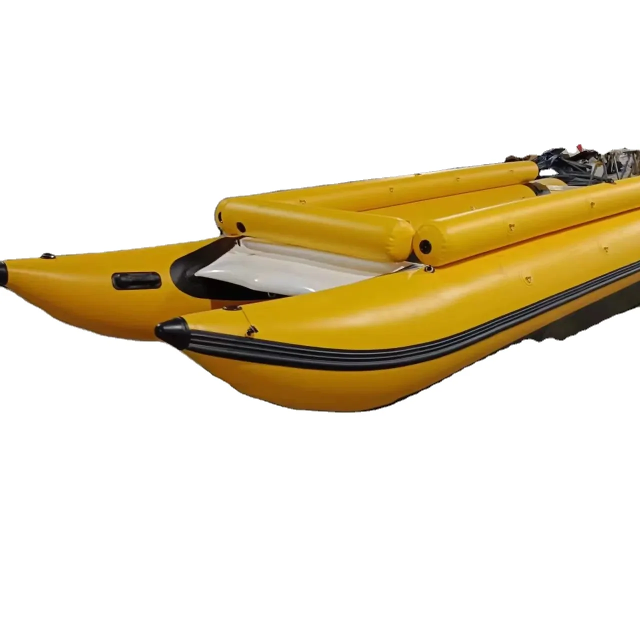 5.8m high speed catamaran inflatable boat travel family entertainment  with motor