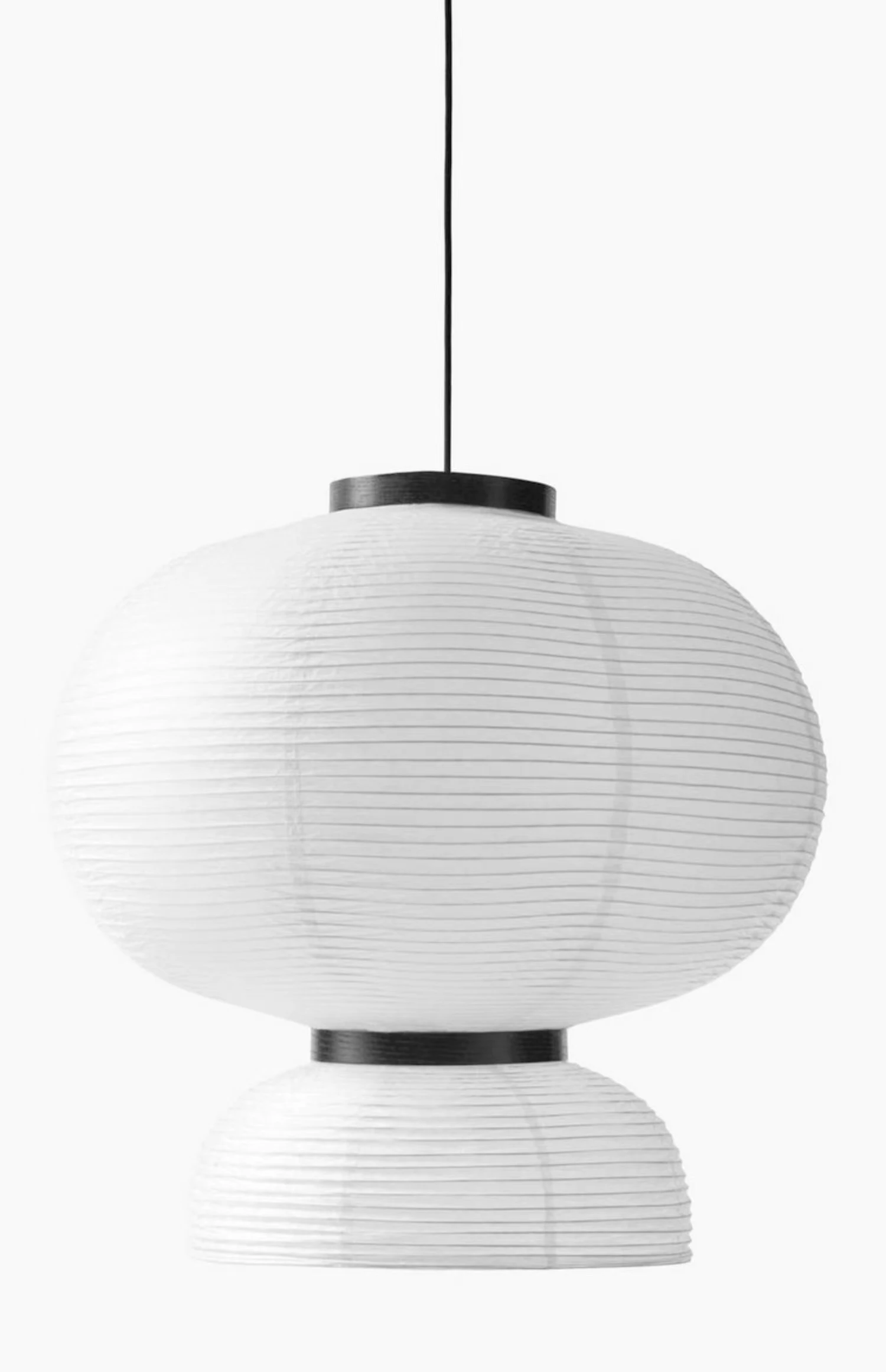 Скандинавская люстра-фонарик с едой черно-белая Подвесная лампа в японском стиле из рисовой бумаги декоративное освещение для потолка