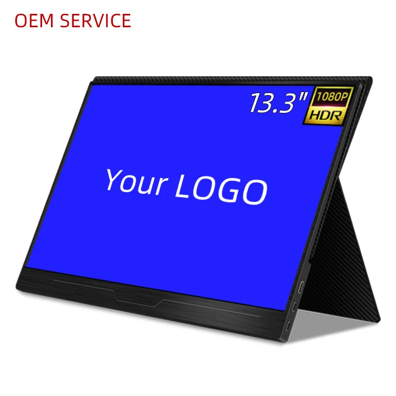 
OEM 1080P IPS LED 13.3 inch mini computer display For PS4, Xbox, Switch, mini PC OEM 